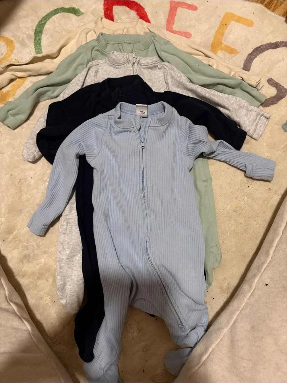 5 pack old navy 0-3  Zip Baby One-Piece